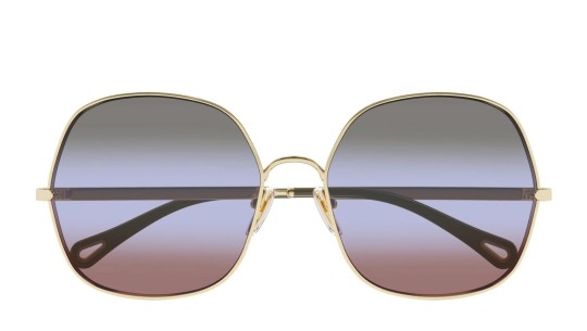 Occhiali da sole donna Luxury Chloé CH0282S 004 gold gold green nuova collezione