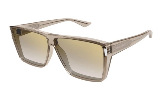 Occhiali da sole unisex Luxury Saint Laurent SL 756 003 yellow yellow brown nuova collezione