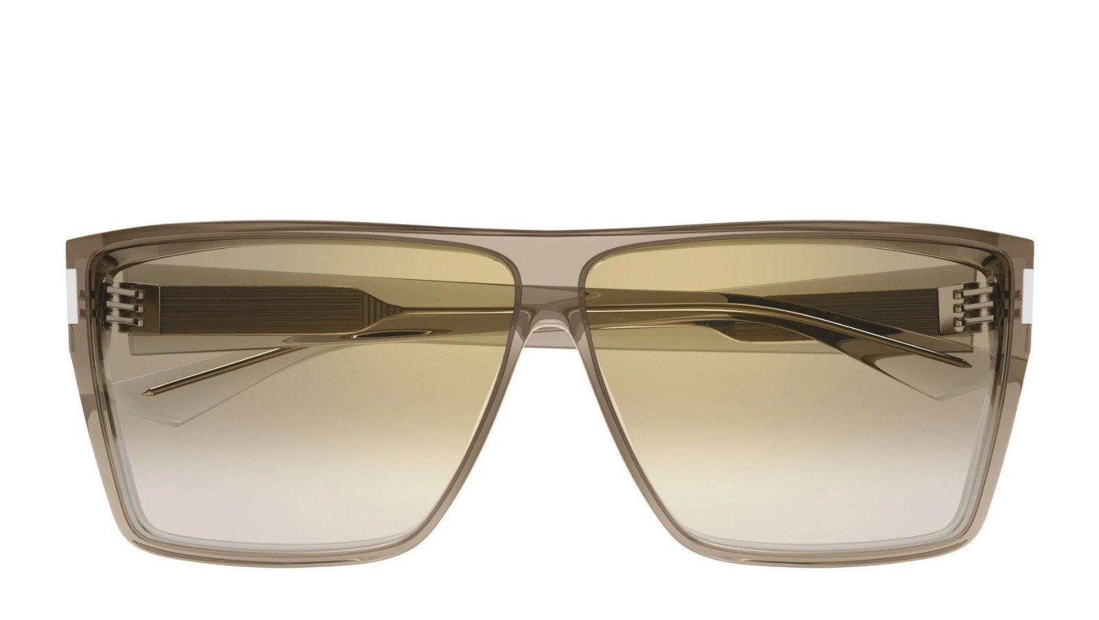 Occhiali da sole unisex Luxury Saint Laurent SL 756 003 yellow yellow brown nuova collezione