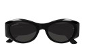 Occhiali da sole donna Luxury Balenciaga BB0396SK 001 black black grey nuova collezione