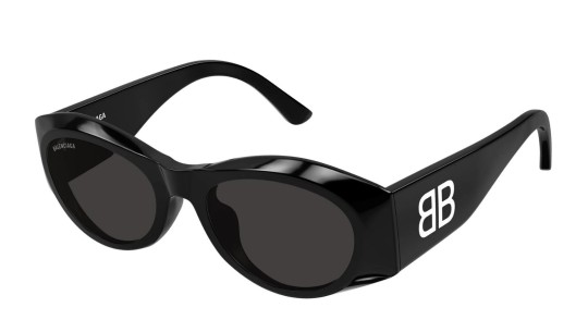 Occhiali da sole donna Luxury Balenciaga BB0396SK 001 black black grey nuova collezione