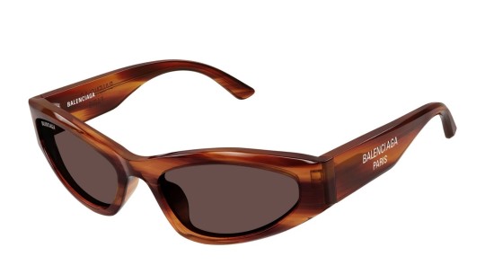 Occhiali da sole donna Luxury Balenciaga BB0387S 002 havana havana brown nuova collezione