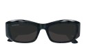 Occhiali da sole donna Luxury Balenciaga BB0397SA 003 black black grey nuova collezione