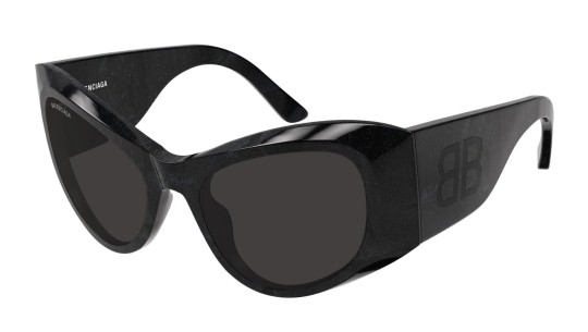 Occhiali da sole donna Luxury Balenciaga BB0393S 003 black black grey nuova collezione
