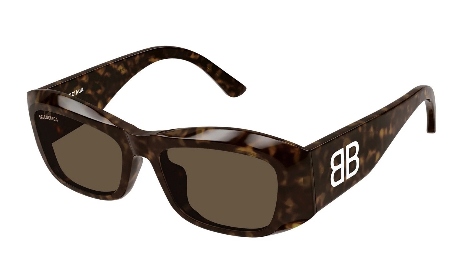 Occhiali da sole donna Luxury Balenciaga BB0397SA 002 havana havana brown nuova collezione