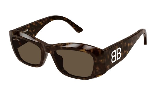 Occhiali da sole donna Luxury Balenciaga BB0397SA 002 havana havana brown nuova collezione