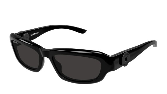 Occhiali da sole unisex Luxury Balenciaga BB0409S 001 black black grey nuova collezione