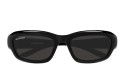 Occhiali da sole unisex Luxury Balenciaga BB0409S 001 black black grey nuova collezione
