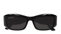 Occhiali da sole donna Luxury Balenciaga BB0397SA 001 black black grey nuova collezione