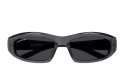 Occhiali da sole uomo Luxury Balenciaga BB0408S 004 grey grey grey nuova collezione
