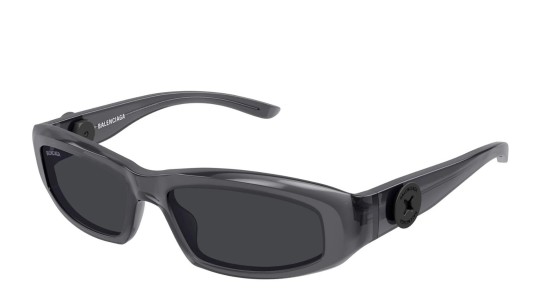 Occhiali da sole uomo Luxury Balenciaga BB0408S 004 grey grey grey nuova collezione