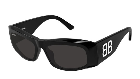 Occhiali da sole donna Luxury Balenciaga BB0395S 001 black black grey nuova collezione