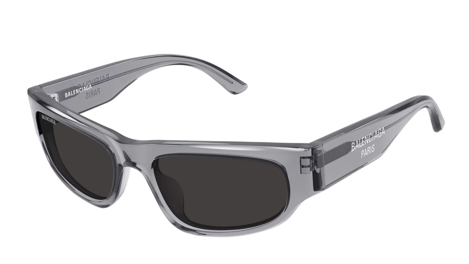 Occhiali da sole unisex Luxury Balenciaga BB0388S 004 grey grey grey nuova collezione