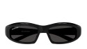 Occhiali da sole uomo Luxury Balenciaga BB0408S 001 black black grey nuova collezione