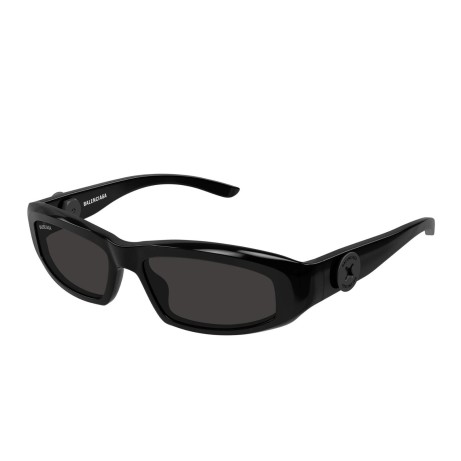 Occhiali da sole uomo Luxury Balenciaga BB0408S 001 black black grey nuova collezione 2