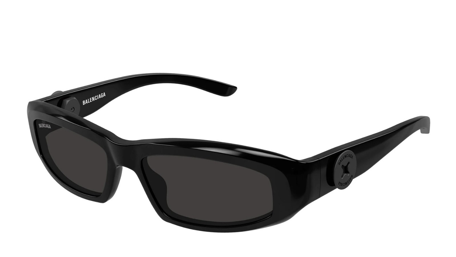 Occhiali da sole uomo Luxury Balenciaga BB0408S 001 black black grey nuova collezione