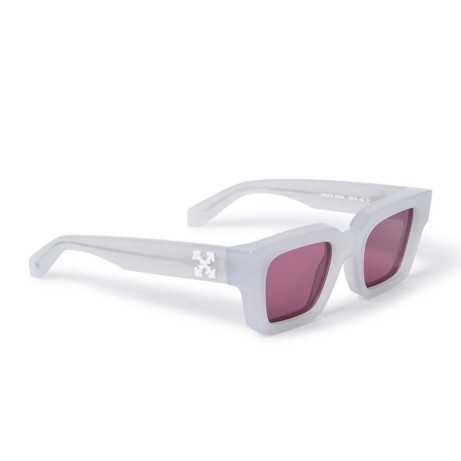 Occhiali da sole unisex Luxury Off White OERI008 VIRGIL SUNGLASSES M 0928 grey burgundy nuova collezione 2