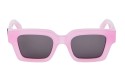 Occhiali da sole donna Luxury Off White OERI008 VIRGIL SUNGLASSES L 3007 pink dark grey nuova collezione