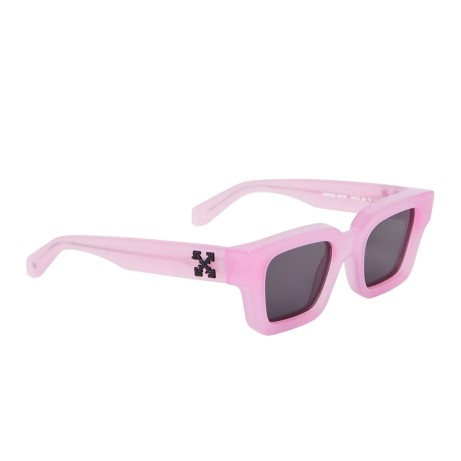 Occhiali da sole donna Luxury Off White OERI008 VIRGIL SUNGLASSES L 3007 pink dark grey nuova collezione 2
