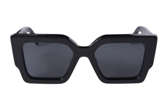 Occhiali da sole donna Luxury Off White OERI128 CATALINA SUNGLASSES 1007 black dark grey nuova collezione