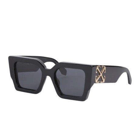 Occhiali da sole donna Luxury Off White OERI128 CATALINA SUNGLASSES 1007 black dark grey nuova collezione 2