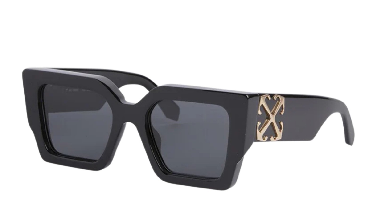 Occhiali da sole donna Luxury Off White OERI128 CATALINA SUNGLASSES 1007 black dark grey nuova collezione