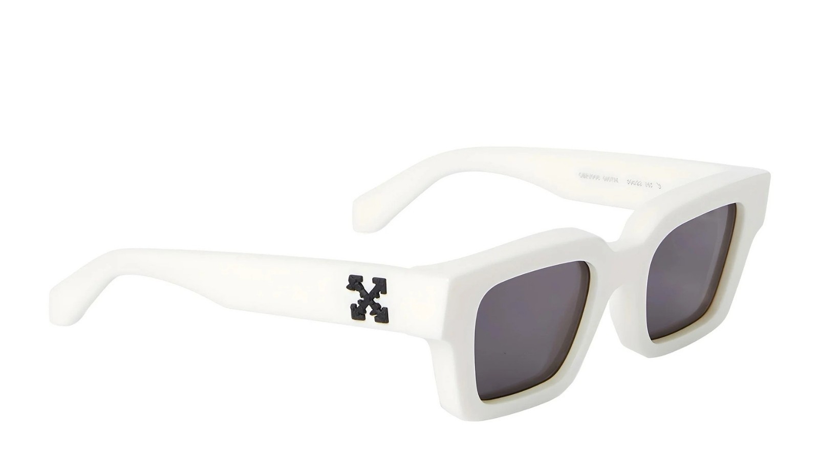 Occhiali da sole unisex Luxury Off White OERI008 VIRGIL SUNGLASSES M 0107 white dark grey nuova collezione