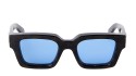 Occhiali da sole unisex Luxury Off White OERI008 VIRGIL SUNGLASSES M 6045 havana blue nuova collezione