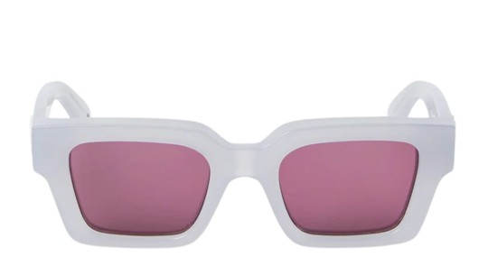 Occhiali da sole unisex Luxury Off White OERI008 VIRGIL SUNGLASSES L 0928 grey burgundy nuova collezione
