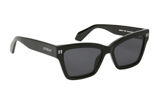 Occhiali da sole unisex Luxury Off White OERI110 CINCINNATI SUNGLASSES 1307 black dark grey nuova collezione