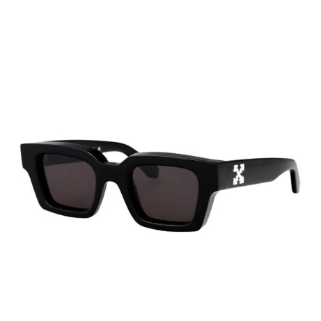 Occhiali da sole unisex Luxury Off White OERI008 VIRGIL SUNGLASSES L 1007 black logo white dar nuova collezione 2