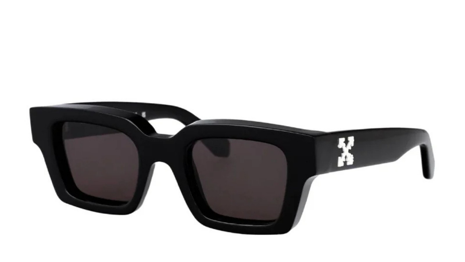 Occhiali da sole unisex Luxury Off White OERI008 VIRGIL SUNGLASSES L 1007 black logo white dar nuova collezione