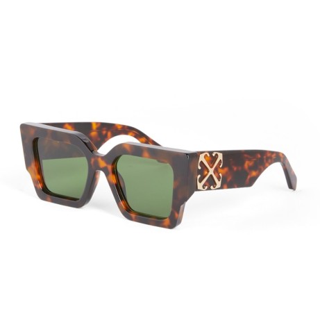 Occhiali da sole unisex Luxury Off White OERI128 CATALINA SUNGLASSES 6055 havana green nuova collezione 2