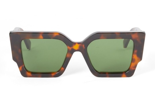 Occhiali da sole unisex Luxury Off White OERI128 CATALINA SUNGLASSES 6055 havana green nuova collezione