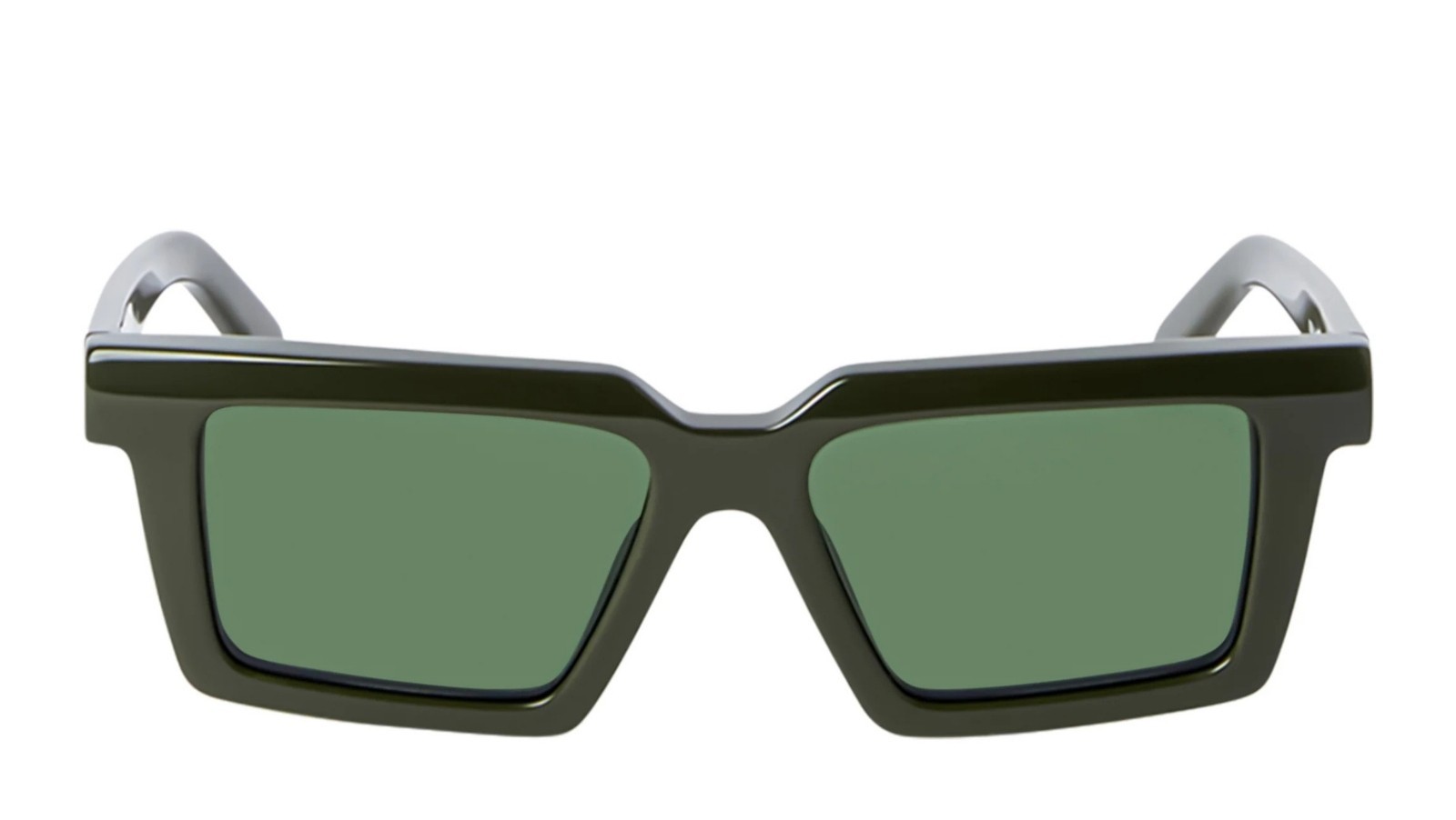 Occhiali da sole unisex Luxury Off White OERI142 WINDSOR SUNGLASSES 5655 military green green nuova collezione