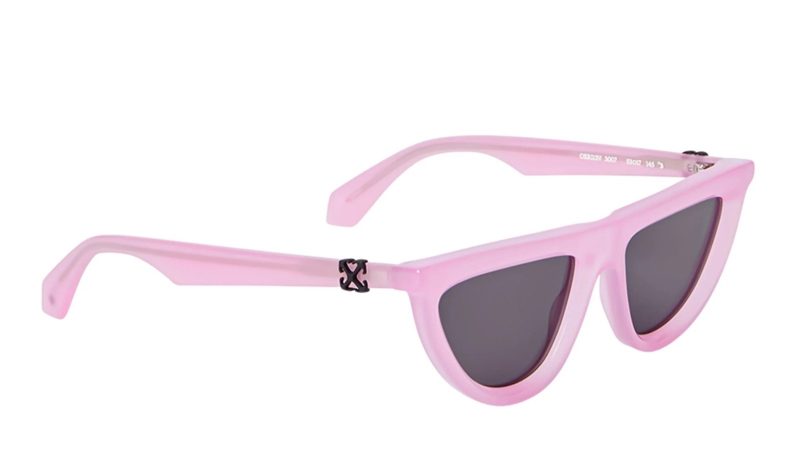 Off White OERI13V JASPER SUNGLASSES 3007 pink dark grey
