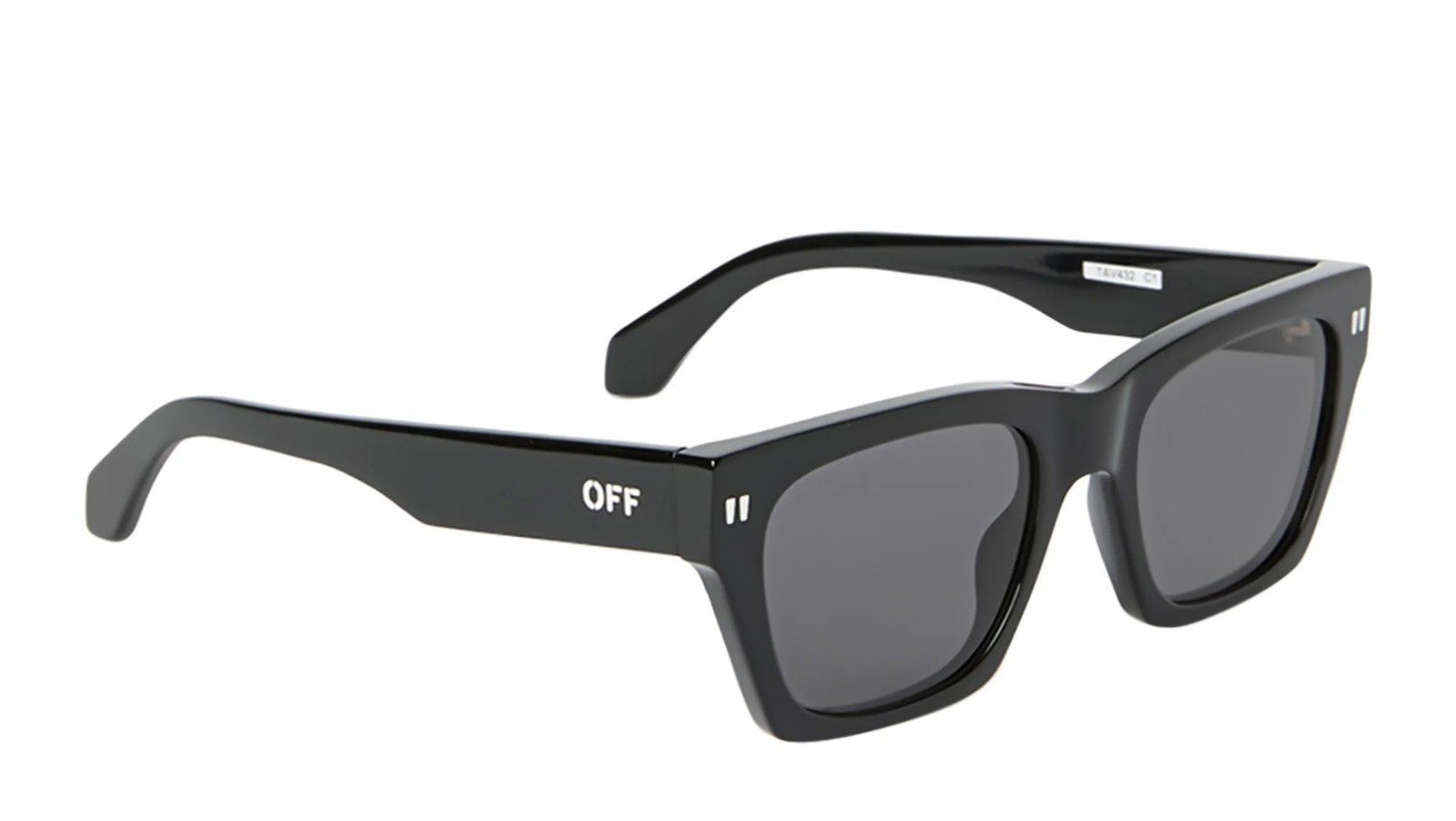 Occhiali da sole unisex Luxury Off White OERI13X VALDEZ SUNGLASSES 1007 black dark grey nuova collezione