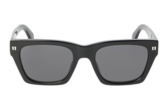 Occhiali da sole unisex Luxury Off White OERI13X VALDEZ SUNGLASSES 1007 black dark grey nuova collezione