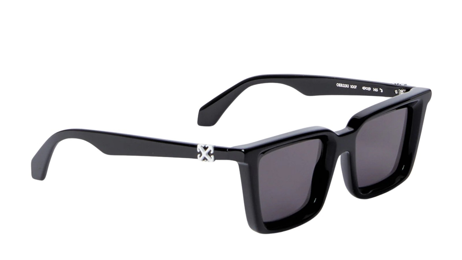 Occhiali da sole unisex Luxury Off White OERI13U DALTON SUNGLASSES 1007 black dark grey nuova collezione