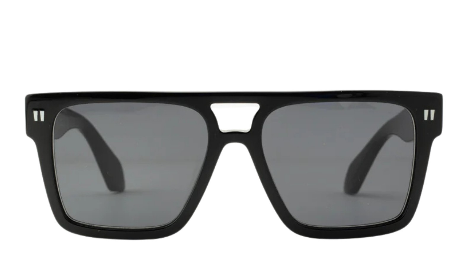 Occhiali da sole unisex Luxury Off White OERI133 SPRINGFIELD SUNGLASSES 1307 black dark grey nuova collezione