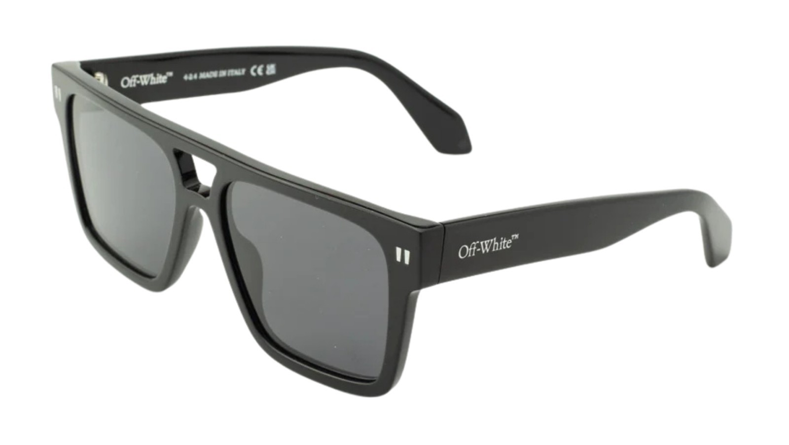 Occhiali da sole unisex Luxury Off White OERI133 SPRINGFIELD SUNGLASSES 1307 black dark grey nuova collezione