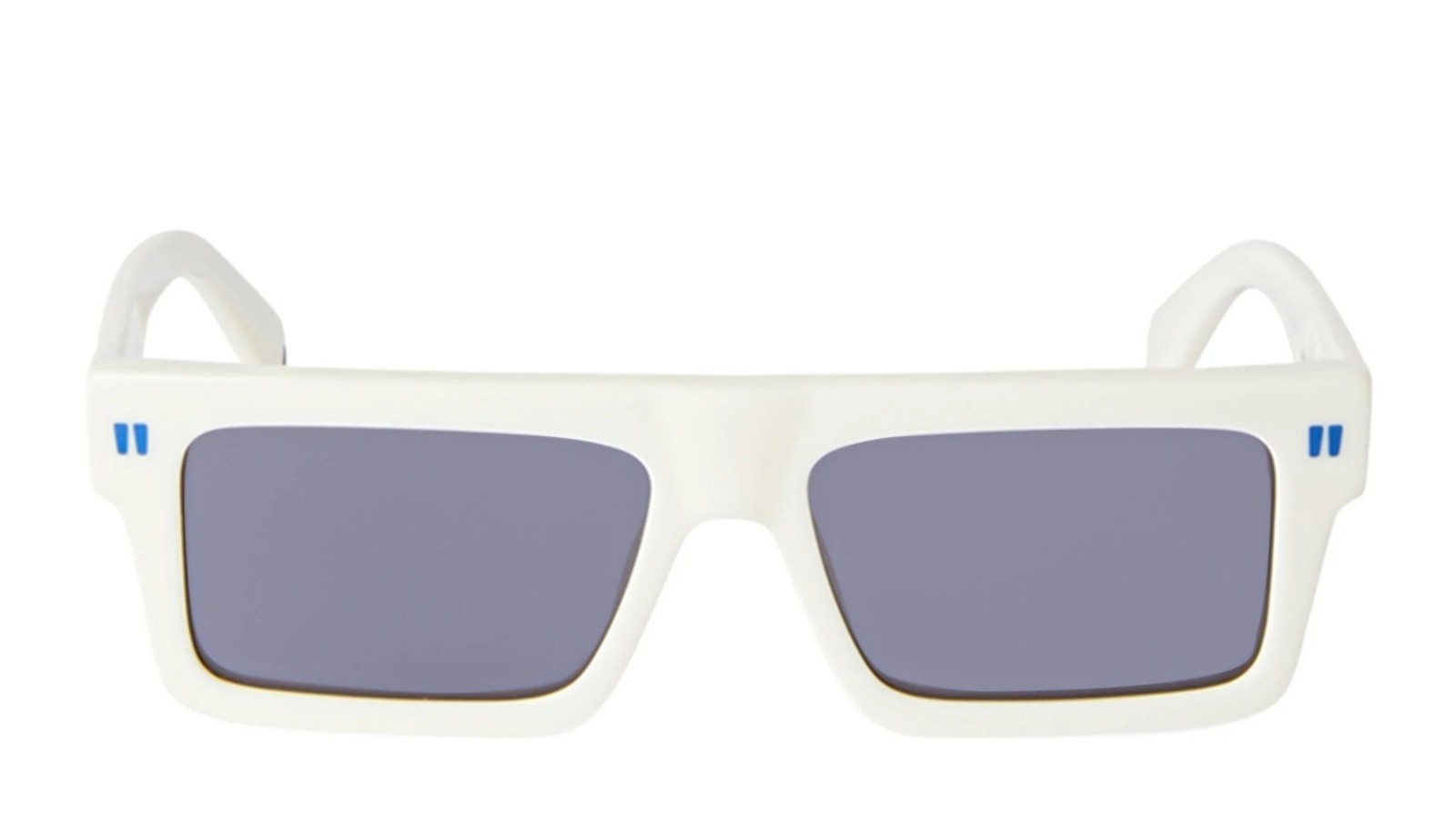 Occhiali da sole unisex Luxury Off White OERI13F VANCOUVER SUNGLASSES 0107 white dark grey nuova collezione