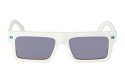 Occhiali da sole unisex Luxury Off White OERI13F VANCOUVER SUNGLASSES 0107 white dark grey nuova collezione