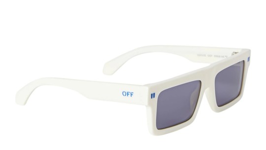 Occhiali da sole unisex Luxury Off White OERI13F VANCOUVER SUNGLASSES 0107 white dark grey nuova collezione