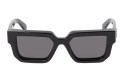 Occhiali da sole unisex Luxury Off White OERI146 SILVERSTONE  SUNGLASSES 1007 black dark grey nuova collezione