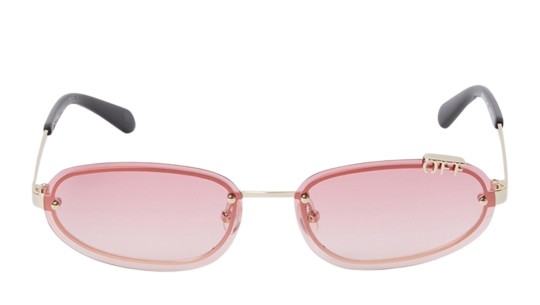 Occhiali da sole unisex Luxury Off White OERI13M MIAMI SUNGLASSES 7627 gold gradient red nuova collezione