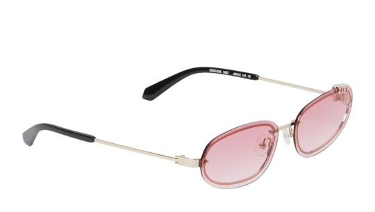 Occhiali da sole unisex Luxury Off White OERI13M MIAMI SUNGLASSES 7627 gold gradient red nuova collezione
