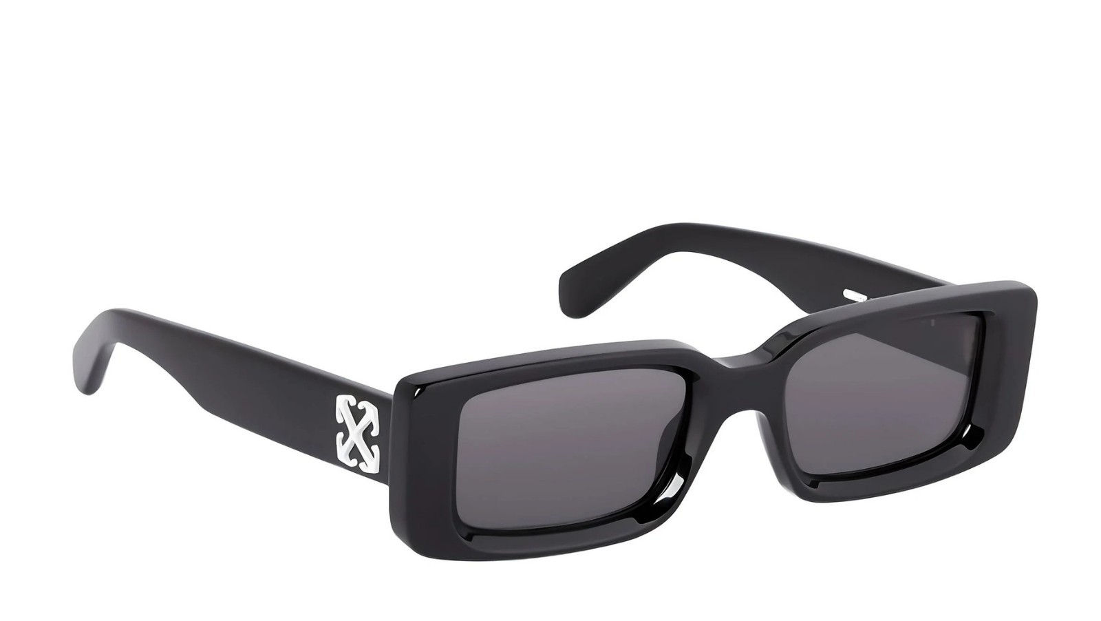Occhiali da sole unisex Luxury Off White OERI016 ARTHUR SUNGLASSES 1007 black dark grey nuova collezione