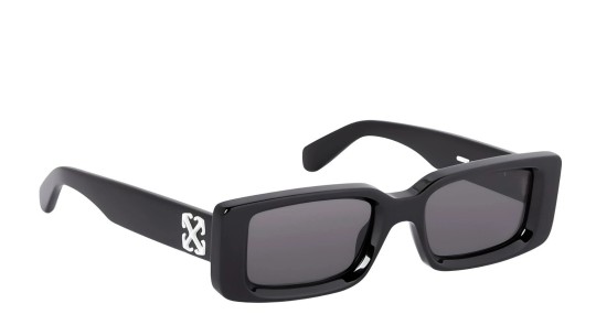 Occhiali da sole unisex Luxury Off White OERI016 ARTHUR SUNGLASSES 1007 black dark grey nuova collezione