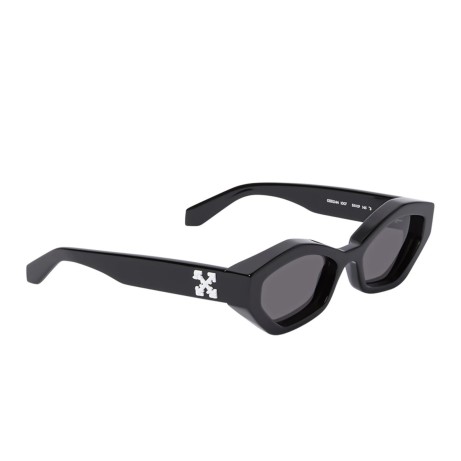 Occhiali da sole unisex Luxury Off White OERI144 HILO SUNGLASSES 1007 black dark grey nuova collezione 2